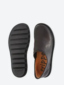 Trippen - Men's Closed Yen in Black Waw