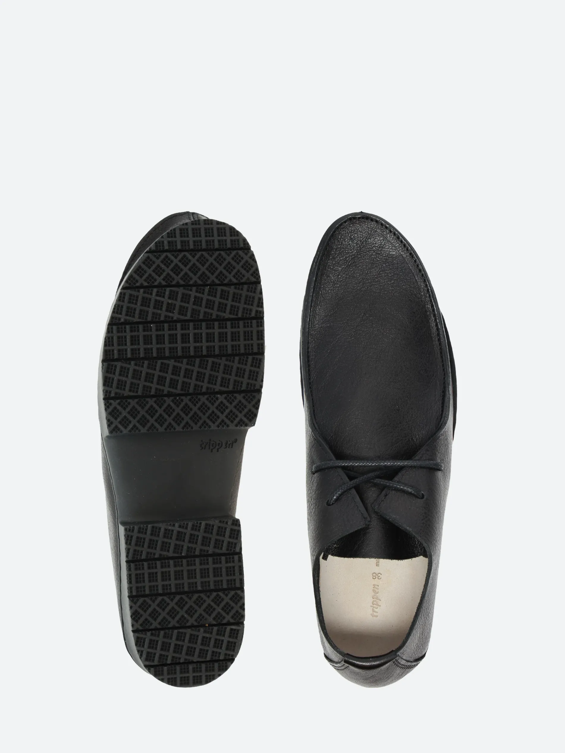 Trippen - Sport Prow in Black Waw