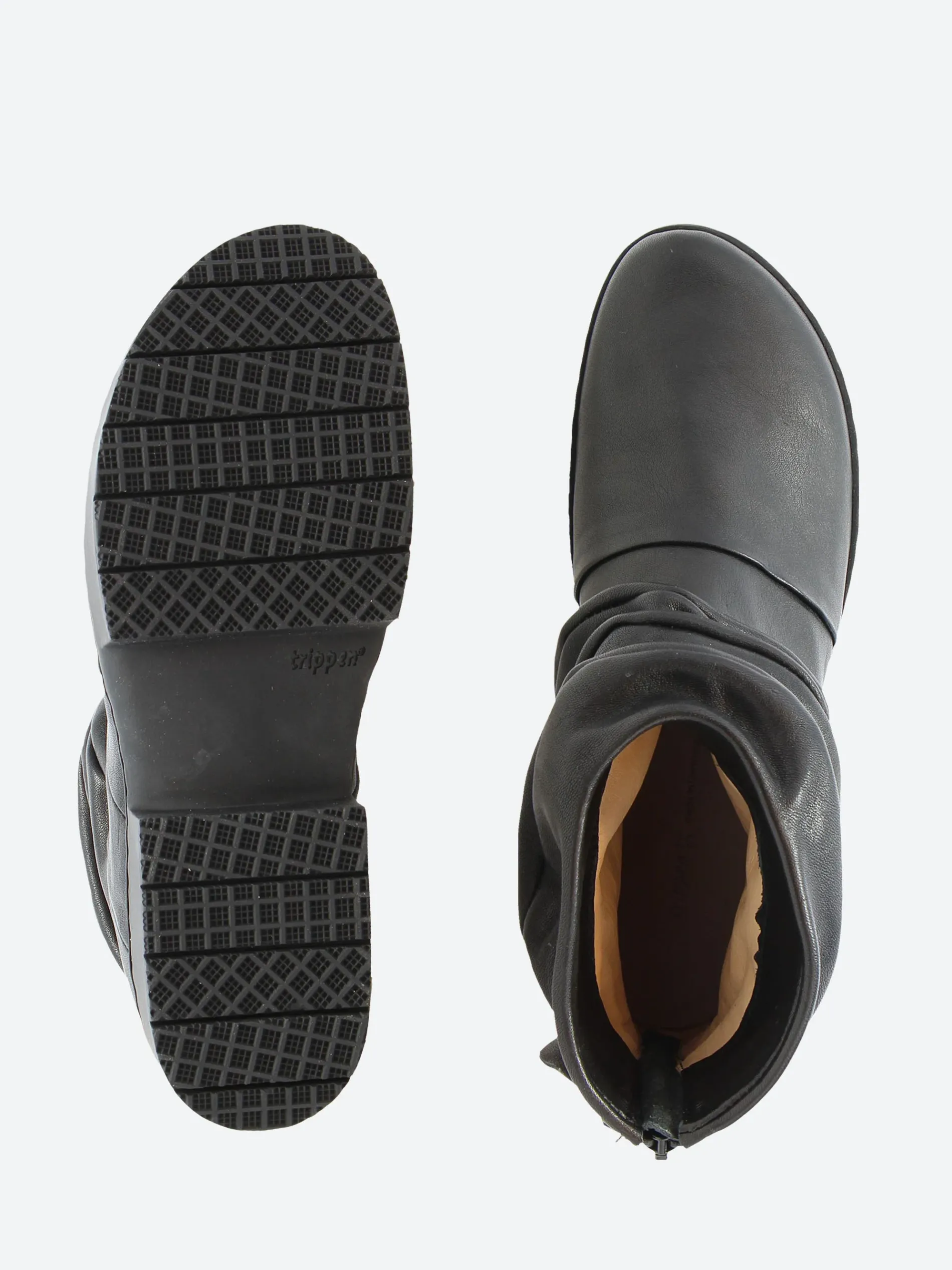 Trippen - Sport Puffer in Black Sat