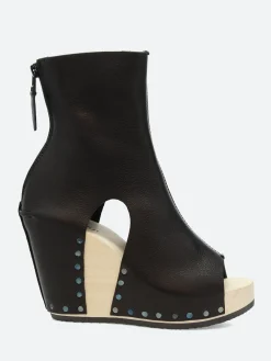 Trippen - Wood Occident in Black Waw