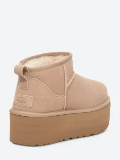 UGG - Classic Ultra Mini Platform in Sand