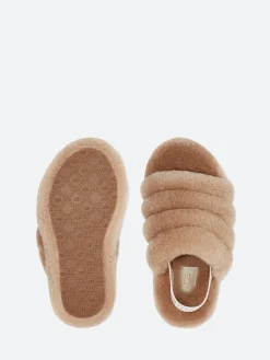 Ugg - Kid's Fluff Yeah Slide in Chestnut