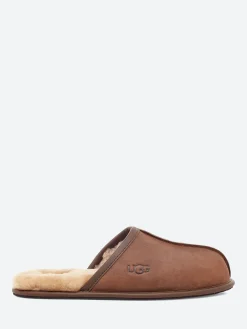 Ugg - Scuff Leather Slipper in Tan