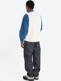 Universal Works - 4 Pocket Gilet in Ecru