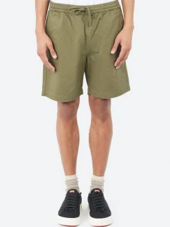 Universal Works - Beach Short in Light Olive