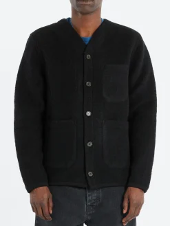 Universal Works - Cardigan in Black
