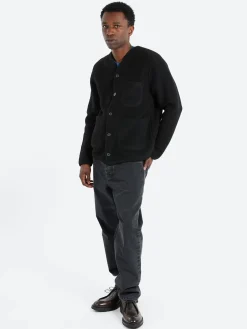 Universal Works - Cardigan in Black