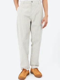 Universal Works - Military Chino in Grey Derby Stripe