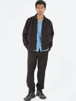 Universal Works - Military Chino in Licorice Summer Canvas