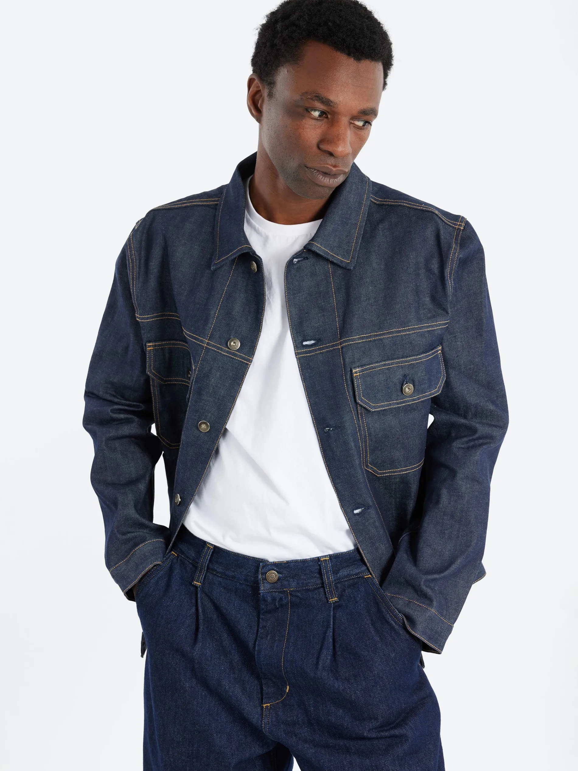 Universal Works - Truckers Jacket II in Indigo