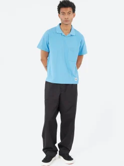 Universal Works - Vacation Polo in Summer Blue
