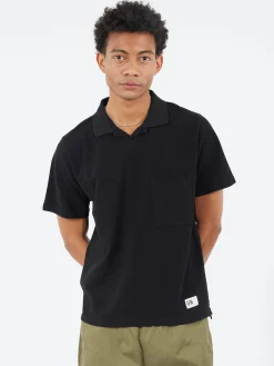 Universal Works - Vacation Polo in Black