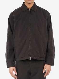 Universal Works - Windcheater Jacket in Licorice Summer Canvas