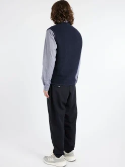 Universal Works - Zip Waistcoat in Navy