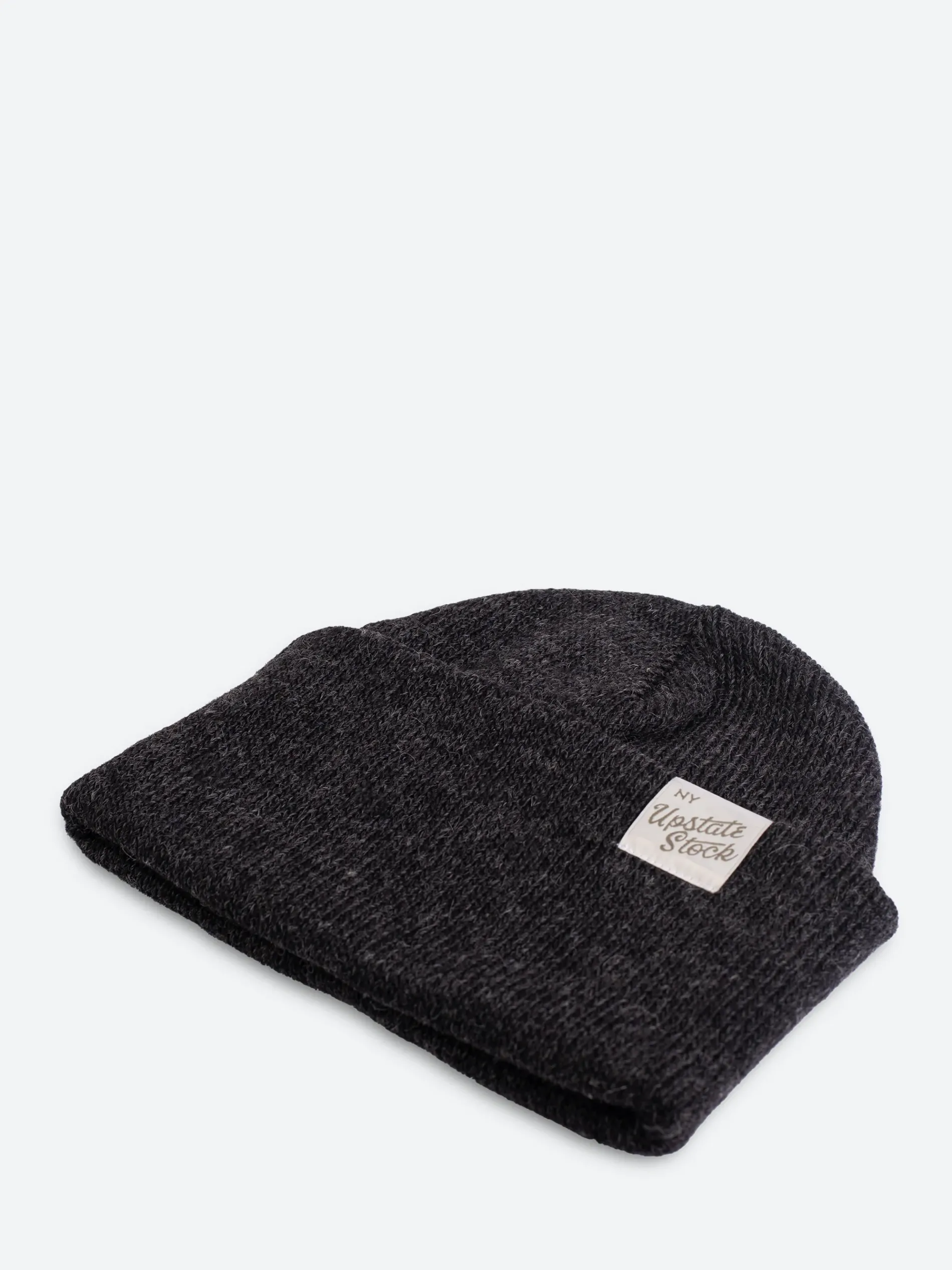Upstate Stock - American Mohair Beanie in Black
