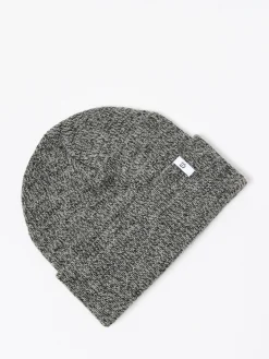 Upstate Stock - Ragg Wool Beanie in Charcoal Melange