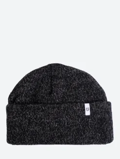 Upstate Stock - Ragg Wool Beanie in Black Melange