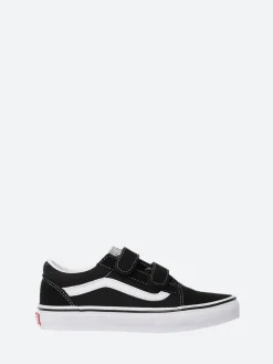Vans - Kids Old Skool V in Black and White