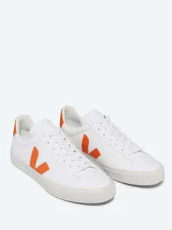 Veja - Campo ChromeFree Leather in White and Fury