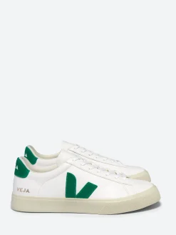 Veja - Campo in White/Emeraude