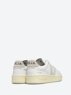 Veja - V-90 Leather in White and Natural
