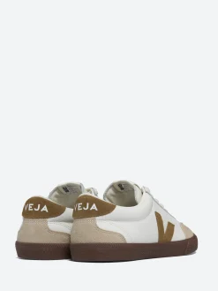 Veja - Volley Leather White Tent Bark