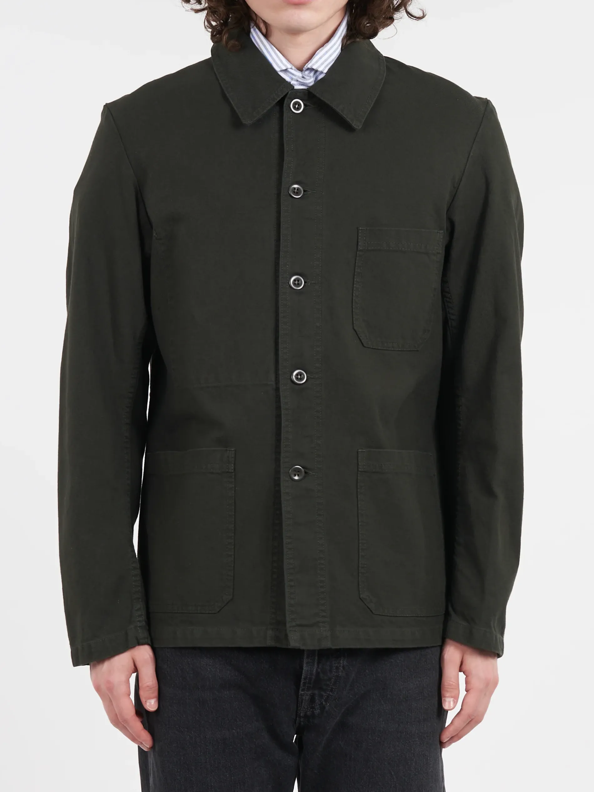 Vetra - 5C Short Workwear Jacket in Dark Khaki