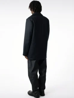 Vetra - French Pea Coat in Navy