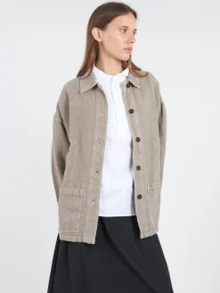 Vetra - Oversized French Workwear Jacket in Rigging