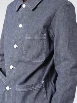 Vetra - 5W Workwear Jacket in Washed Denim