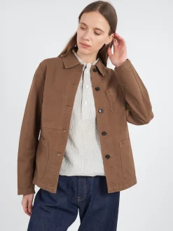 Vetra - Women's No. 4 Workwear Jacket in Tan