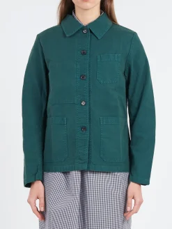 Vetra - Women's No. 4 Workwear Jacket in Bottle Green