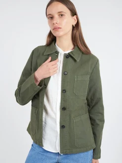 Vetra - Women's No. 4 Workwear Jacket in Jade