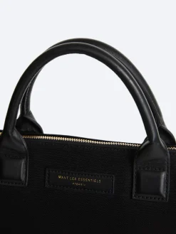 WANT Les Essentiels - Mini O'Hare Tote in Black Cotton