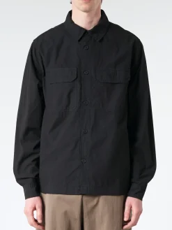 Wax London - Artist Overshirt in Black
