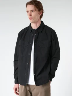 Wax London - Artist Overshirt in Black