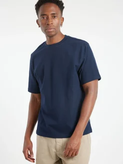 Wax London - Dean S/S T-Shirt in Navy