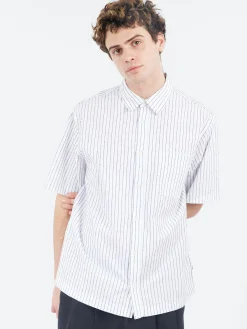 Wax London - Kew Short Sleeve Shirt in White