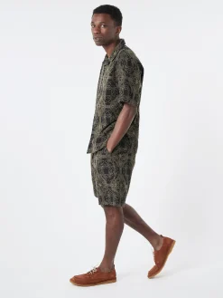 Wax London - Kurt Short in Black and Green