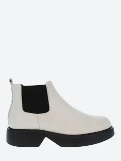 Wonders - B-8204 Chelsea Boot in White and Black