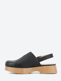 Wonders - B-8051 Clog in Black Wild