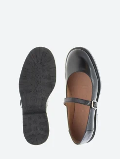 Wonders - B-9145 Mary Jane in Black Oregon