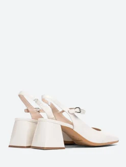 Wonders - H-6307 Slingback Heels in White