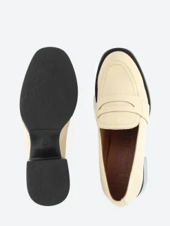 Wonders - Heel Loafer in Cream Wild