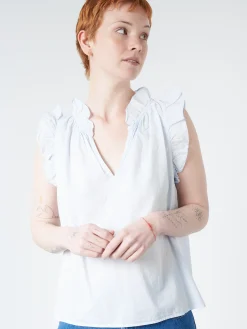 Xirena - Bex Top in Skylight (Light Blue)