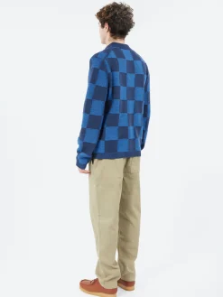 YMC - Baker Cardigan in Blue