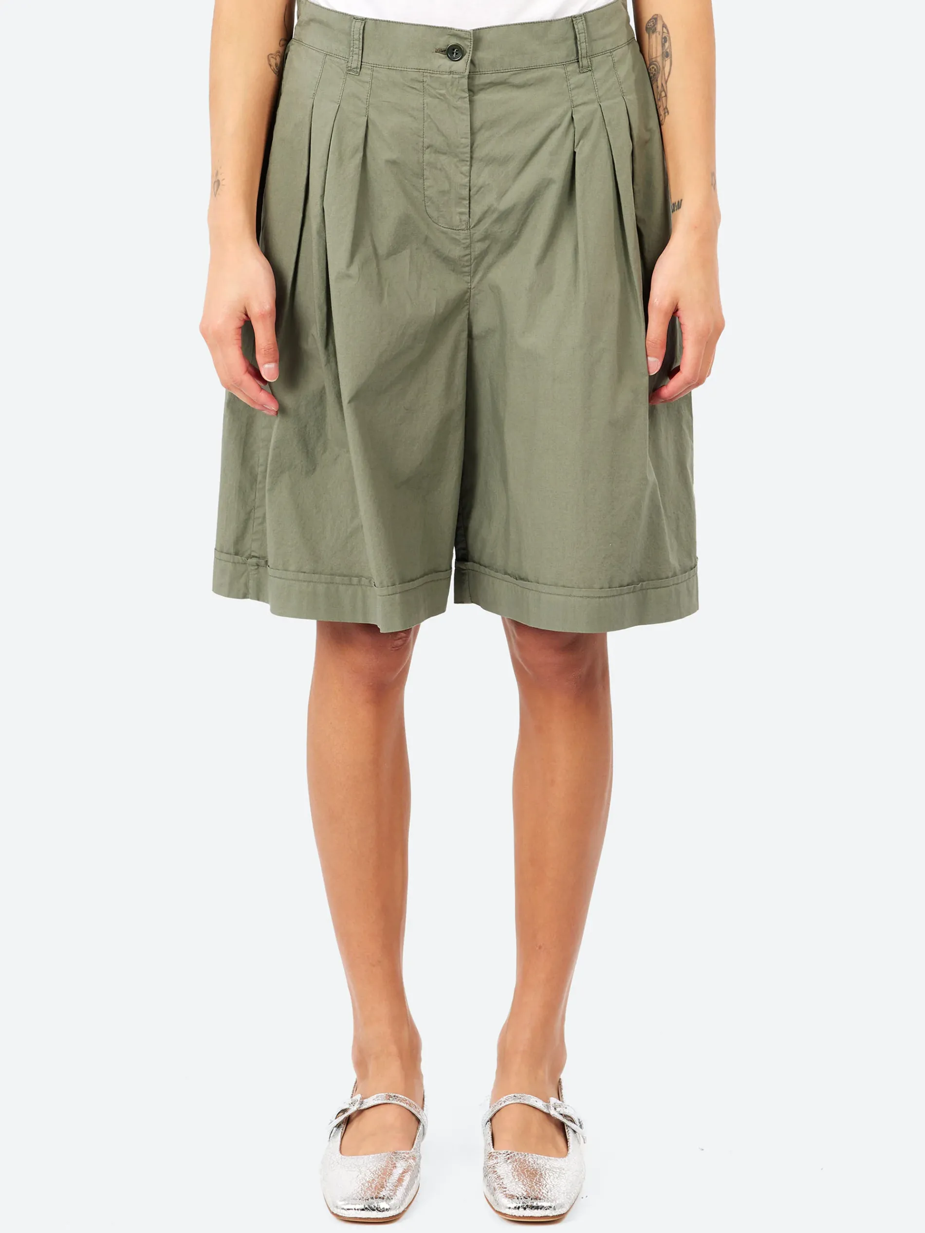YMC - Long Walking Short in Sage