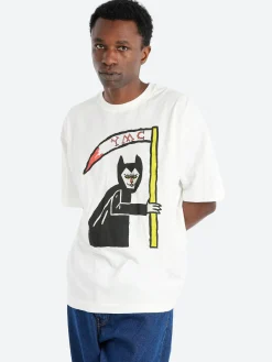 YMC - Triple Vixen T-Shirt in Off White