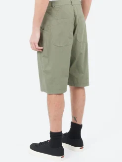 YMC - Twisted Seam Short in Sage Green